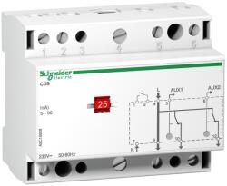 Schneider Electric ACTI9 CDS terhelésfigyelő kontaktor, 2 csatornás, 240V egyfázisú (A9C15908) (A9C15908)