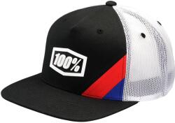  Șapcă 100% Cornerstone Trucker alb-negru (AIM186-107)