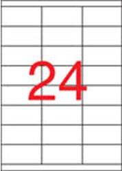 APLI Etikett, univerzális, 70x33, 8 mm, APLI, 2400 etikett/csomag (01293) - nyomtassingyen