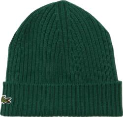 Lacoste Șapcă de iarnă "Lacoste Unisex Ribbed Wool Beanie - Verde