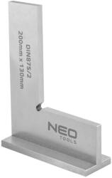 NEO TOOLS Precíziós talpas derékszög, DIN875/2, 200x130mm (72-033) - szerszamparadicsom