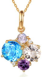 Heratis Forever Arany medál drágakövekkel 1, 690 ct IZBR604PHR