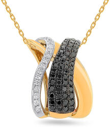 Heratis Forever Briliáns medál fekete gyémántokkal 0, 700 ct Dubai kollekció IZBR081P