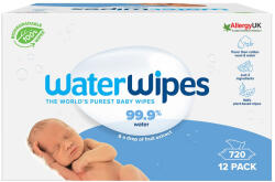 WaterWipes bio baba nedves törlőkendő 12×60 lapos