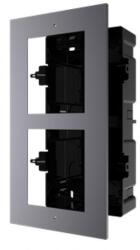 Hikvision DS-KD-ACF2 Társasházi IP video-kaputelefon szerelőkeret süllyesztéshez; kétmodulos verzió (DS-KD-ACF2) - digipont
