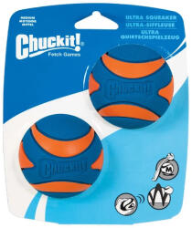 Chuckit! Ultra Squeaker Sípoló Gumilabda Medium 2db (CHUC33068)