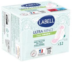 Labell Egészségügyi betét Ultra Mince, Csomagolás sérült! szárnyas (méret: super) (12 db/cs)