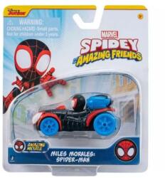 Jazwares Masinuta Spidey si prietenii - Miles Morales, Metal, Multicolor, 7, 5 cm (0191726495239)