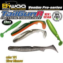 Biwaa TailgunR 5, 5" 14cm 101 Silver Minnow gumihal 4db/csg (B001459)