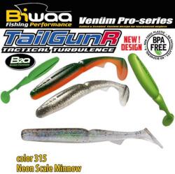 Biwaa TailgunR 5, 5" 14cm 315 Neon Scale Minnow gumihal 4db/csg (B001470)