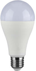 V-TAC Bec LED Cip SAMSUNG 15W, E27, A65, Plastic, Lumina Rece 6500K (7103-B)