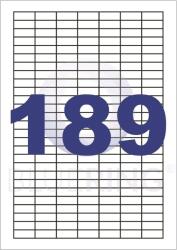  Etikett címke, 24, 4x10mm, 100 lap, 189 címke/lap - tonerpiac