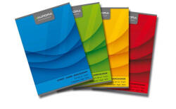 Aurora Caiet A4, 60 file - 70g mp, liniat stanga, coperta carton color, AURORA Office - matematica (60LQ5)