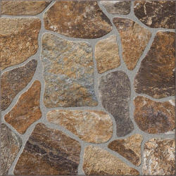 KAI Gresie tip piatra 6568 Castro Brown 45x45 1.21mp cut, maro (6568)