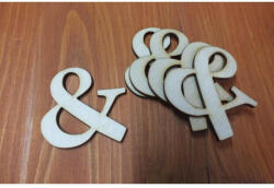  & Natúr fa betű Carmen 5db/csomag 5cm - feliratokhoz és dekorációhoz