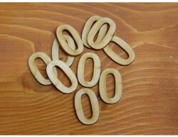  Natúr fa - Számok 0-ás 3cm 10db/csomag - feliratokhoz és dekorációhoz