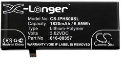 Cameron Sino Li-Polymer akku (3, 82V / 1820mAh, Apple 616-00357 kompatibilis) FEKETE Apple iPhone 8 4.7 (CS-IPH800SL)