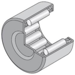  BK 1512 tűgörgős csapágy (zárt végű) 15X21X12mm