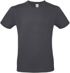 B&C B02E unisex rövid ujjú póló, dark grey - L (BB02E2308)