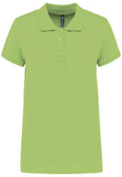 Kariban Női galléros piké póló, rövid ujjú, Kariban KA255, Lime-2XL (ka255li-2xl)