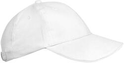 K-UP KP042 gyerek baseball sapka hat paneles fém csatos K-UP, White-U (kp042wh-u)