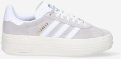 Adidas velúr sportcipő Gazelle Bold W - szürke Női 38
