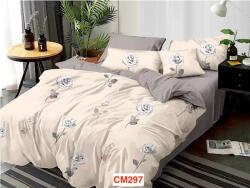 East Comfort Lenjerii de pat din finet cu 6 piese Cod CM297 Lenjerie de pat