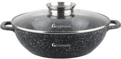 Goldmann Cratita aluminiu, 24x7.5 cm, 2.5 litri, inductie, acoperire ceramica, capac termorezistent, Goldmann (GM 0524)