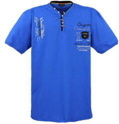 LAVECCHIA tricou bărbătesc 2042 oversize Albastru 7XL