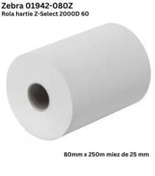 Zebra Rola hartie Z-Select 2000D 60 Zebra 01942-080Z (01942-080Z)