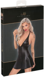 Noir - rochie mini scurtă cu model piele de șarpe - negru - M