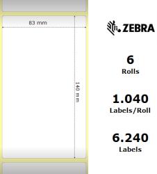 Zebra Etichete hartie 83 x 140mm Z-Select 2000T Zebra 76056 (76056)