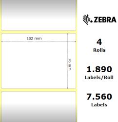 Zebra Etichete hartie 102 x 76mm Z-Select 2000D Zebra 880170-076 (880170-076)