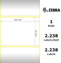 Zebra Etichete hartie 102 x 76mm Z-Select 2000T Zebra 3006326 (3006326)