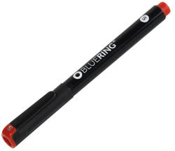 Rostirón, tűfilc alkoholos 0, 4mm, OHP Bluering® S piros