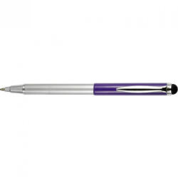  Golyóstoll metál lila test, Zebra Stylus Telescopic, írásszín kék (46618)