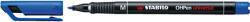 Alkoholos marker 1mm, STABILO OHPen M kék (843/41)