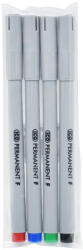  Rostirón, tűfilc permanent 0, 4mm, F tender, 4 klf. szín (9070049000) - tonerklinika