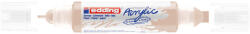  Akril marker 2-3mm, és 5-10mm, 3D kétvégű Edding 5400 bézs (7580247003)