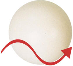 Dynamic pool trükkös fehér golyó, BE2, 57, 2 mm