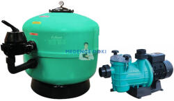  Szűrőszett Filtrex D630 tartály, Gemas Mini Streamer 15m3/h 1HP medence szivattyú (041315) (041315)