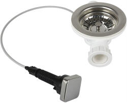 Franke KSG/UBG/SID Dugókiemelő, négyszögletes, fényes króm, 3 1/2" 1314.57 / 112.0304. 599 (112.0304.599)