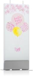 FLATYZ Greetings Hello Baby Girl свещ 6x15 см