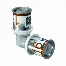 Uponor S-Press PLUS PPSU műanyag könyök idom ötrétegű csőhöz, 16 mm (1039929)