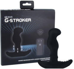 Nexus G-stroker - vibrator de prostată cu telecomandă (negru)