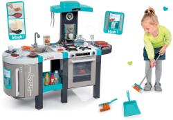 Smoby Set bucătărie de jucărie Tefal French Touch Smoby cu gheaţă, aparat de cafea şi ustensile de curăţenie (SM311206-22) Bucatarie copii
