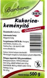 Barbara Gluténmentes Kukorica-keményítő 500g