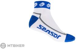 Sensor RACE LITE SMALL HANDS zokni, fehér/kék (3/5 (EU 35 - 38))