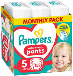 Pampers Pants 5-ös bugyipelenka, 11-17 kg, 152db - HAVI Pelenkacsomag