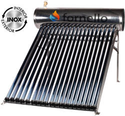 Fornello Panou solar presurizat compact FORNELLO SPP-470-H58/1800-20-c cu 20 tuburi vidate de tip heta pipe si boiler din inox de 177 litri (SPP-470-H58/1800-20-C)